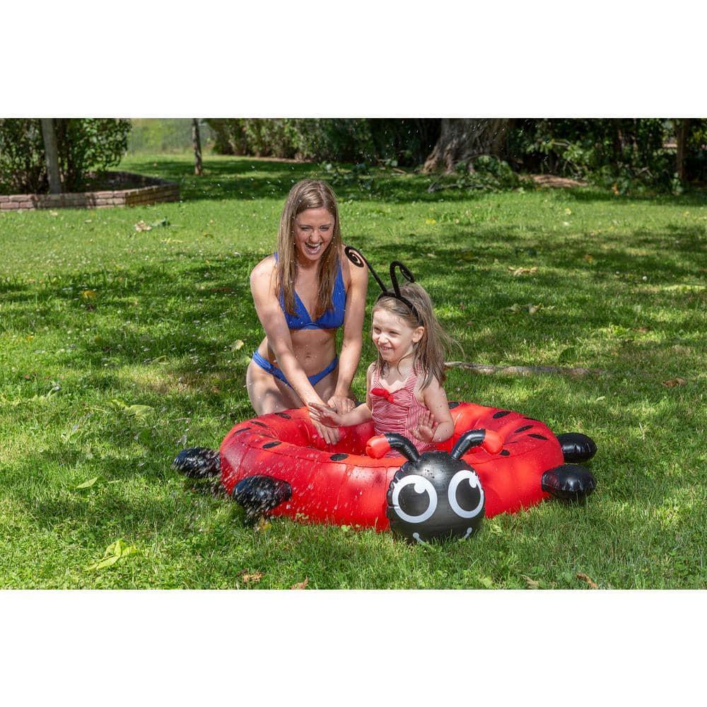Poolmaster Ladybug Kiddie Wading Pool - Inflatable Swimming Pool for Kids