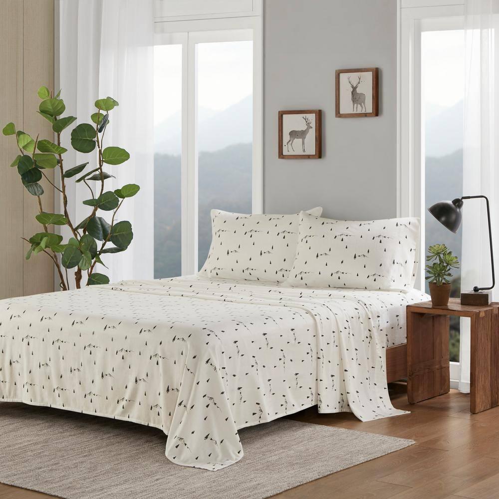 Woolrich 100% Cotton Flannel Sheet Set