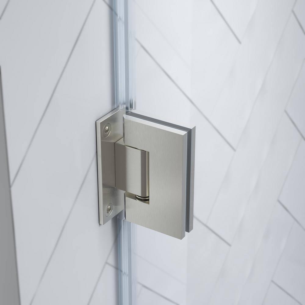 Ove Decors Endless Tampa-Pro 35" W x 72" H Corner Frameless Shower Kit, Door, Panel TP0142200