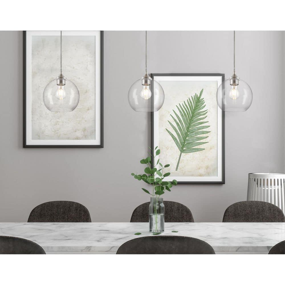 Westinghouse Lighting  Tatze One Light Indoor Mini Pendant - 1-Light Brushed Nickel