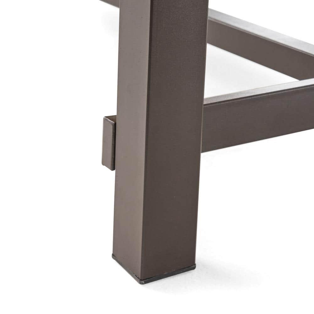 Carlisle Teak Brown Rectangular Acacia Wood Outdoor Patio Dining Table