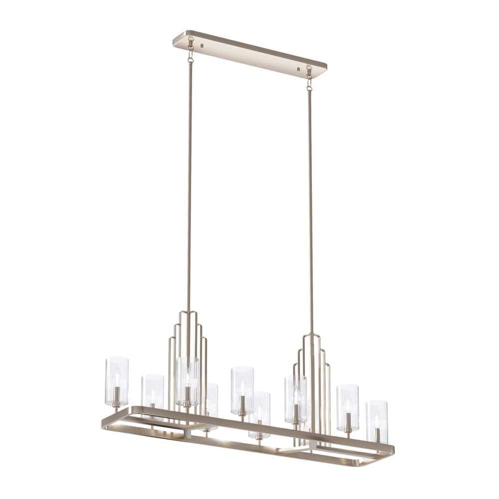 Kichler Lighting Kimrose 10 - Light Chandelier in  Polished Nickel