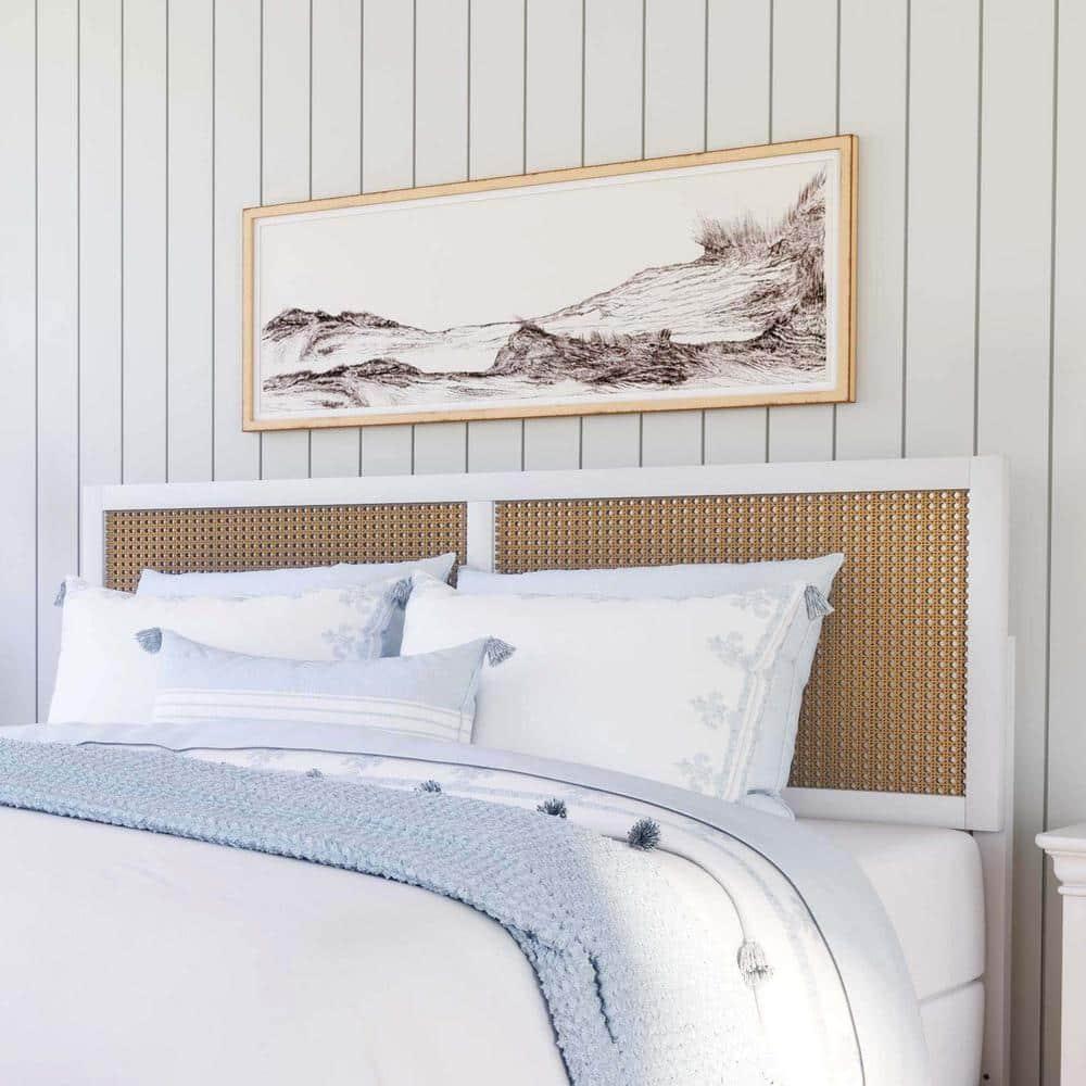 Serena Wood and Cane Panel Headboard - Hillsdale Furniture