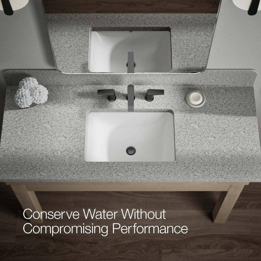 Kohler ® Hint ® Widespread Matte Black Bathroom Sink Faucet