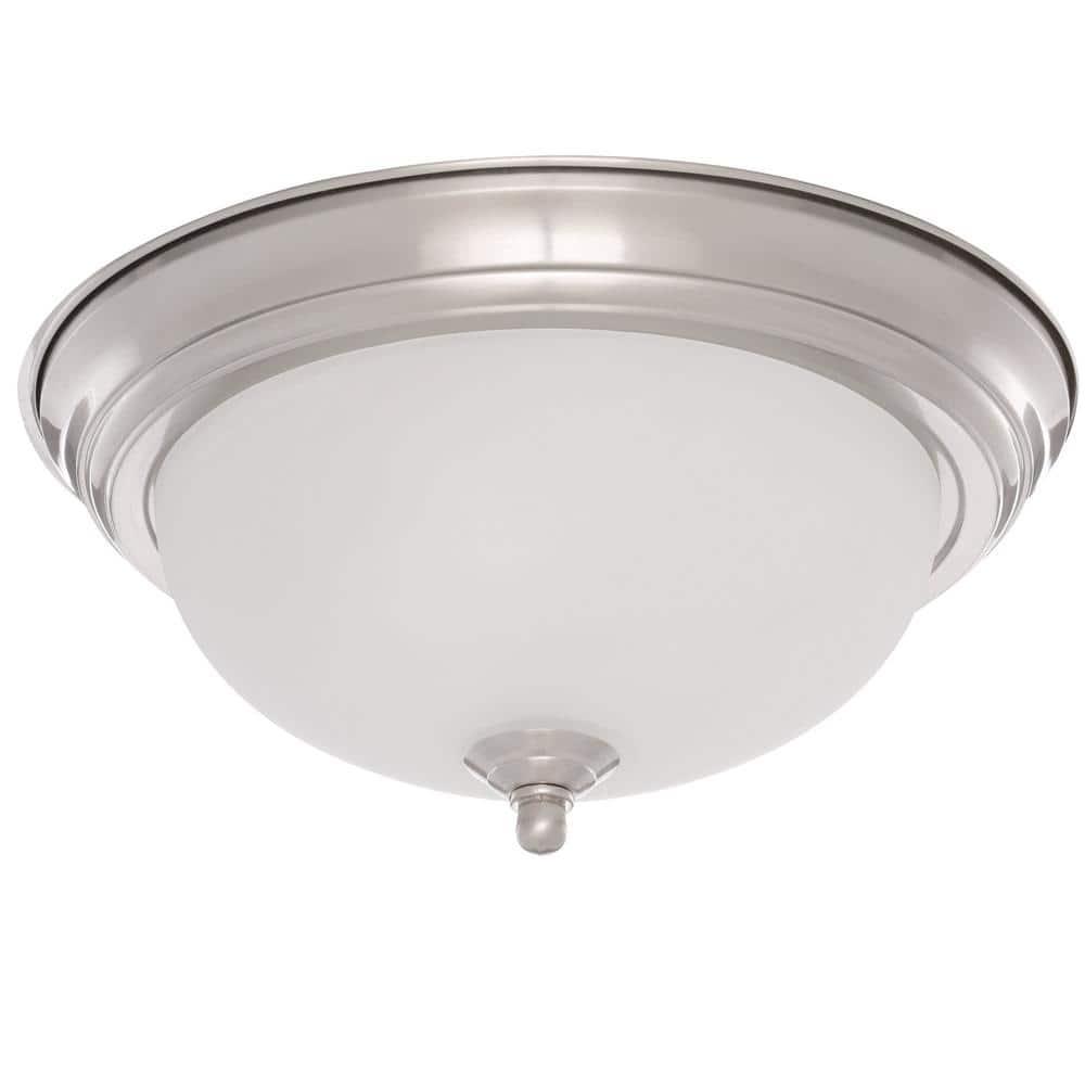 Alabaster Glass Flush Mount Light