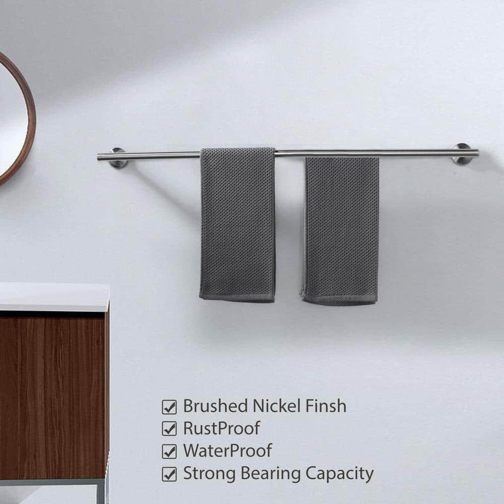 SUS 304 Stainless Steel Bathroom Double Towel Bar, Wall Mount Towel Holder For Bathroom