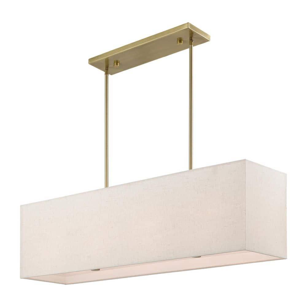 Livex Lighting Summit 4 - Light Chandelier in  Antique Brass