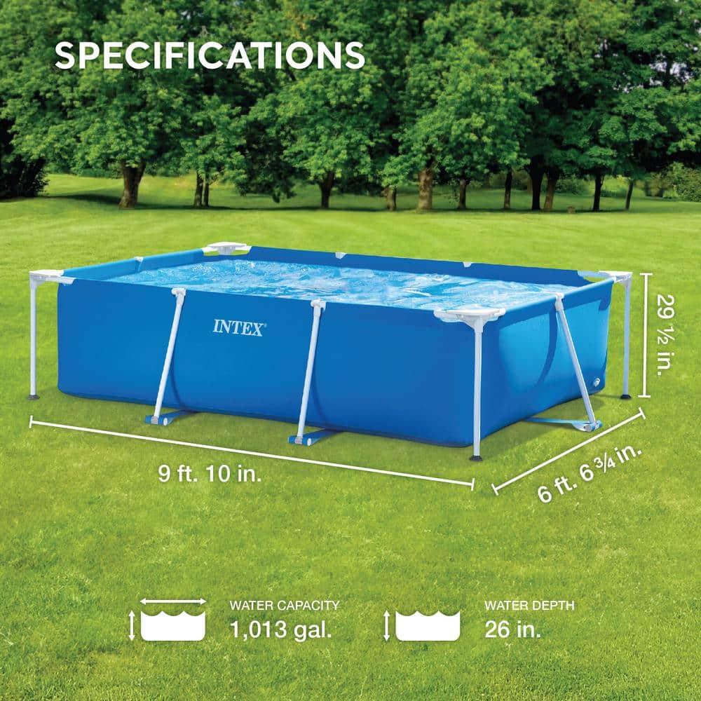 Intex New Intex Rectangular Frame Above Ground Swimming Pool