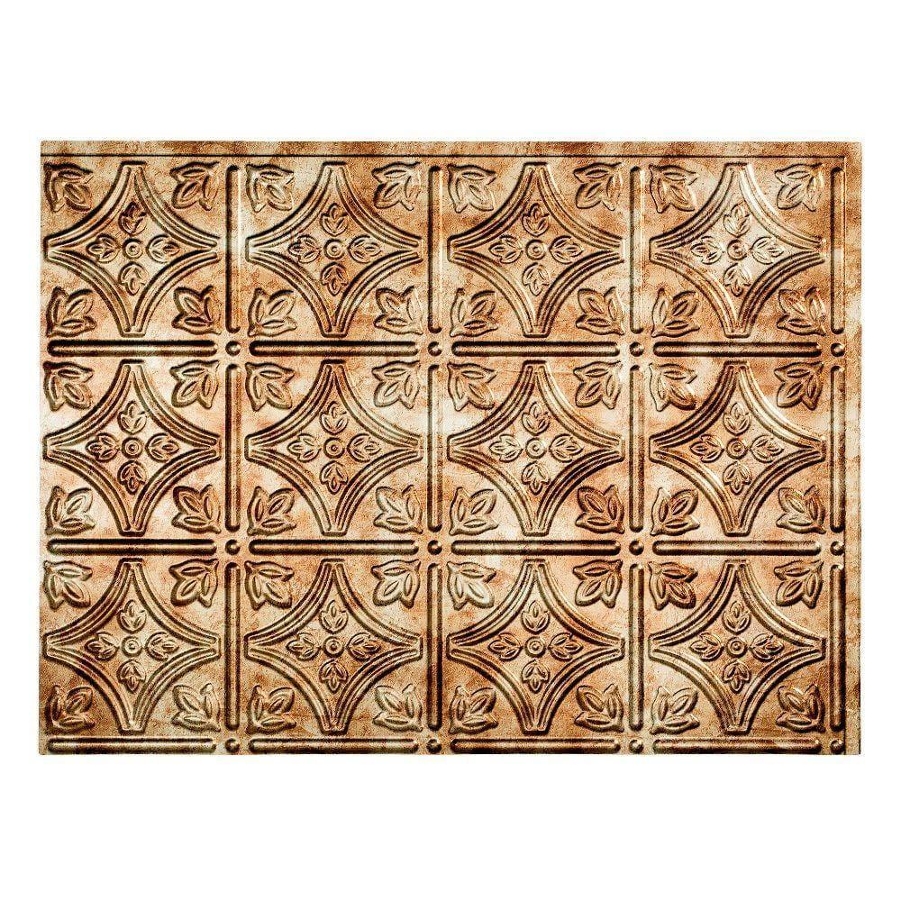 Fasade Berm Bronze Trad 1 Panel D60-17 Pack of 5