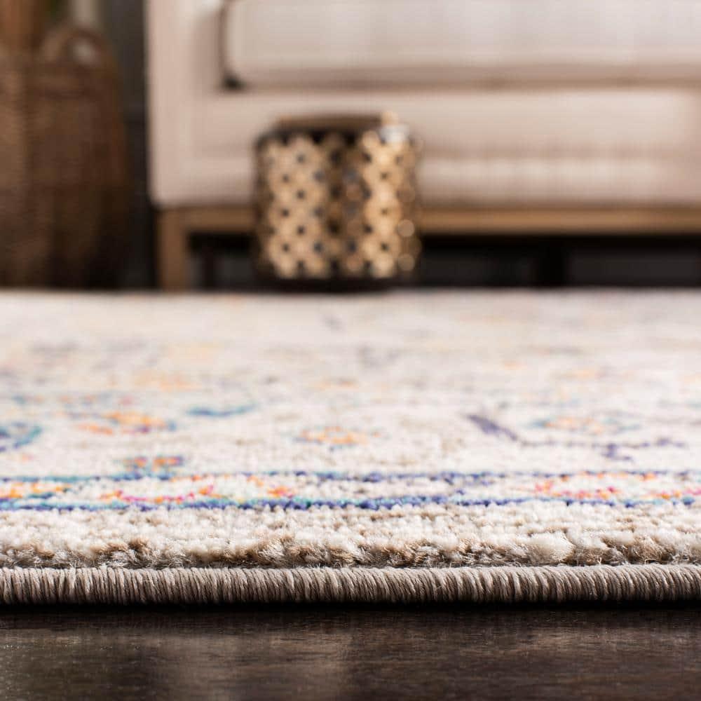 Madison MAD468 Power Loomed Indoor Area Rug - Grey/Blue - 9'x12' - Safavieh