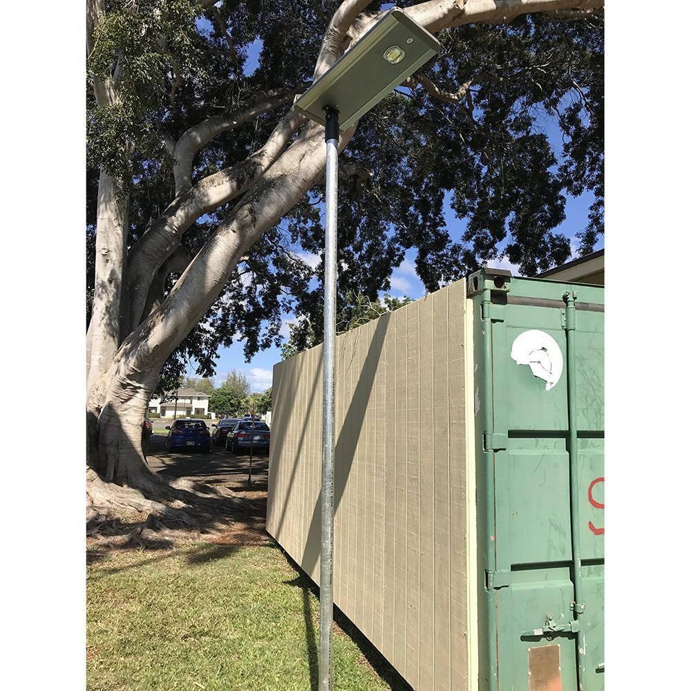 eLEDing ELEDing Outdoor LED Motion Sensor Street Light with Solar Panels