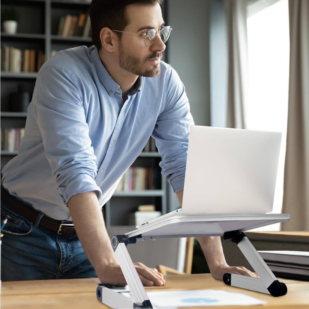 Table Tech Buddy for Laptop/IPad/Chrome Book Adjustable Laptop Desk