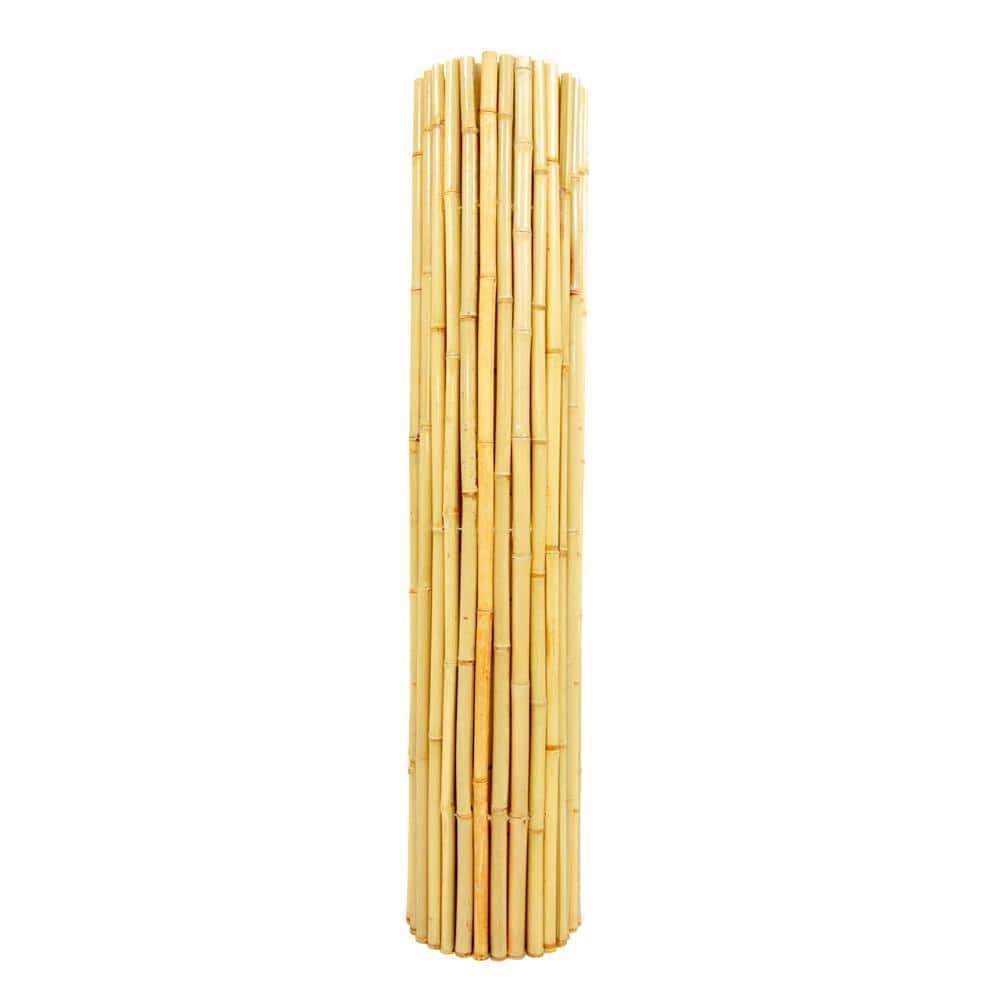Natural Bamboo Fencing Decorative No Dig Fence Panels 3/4" D