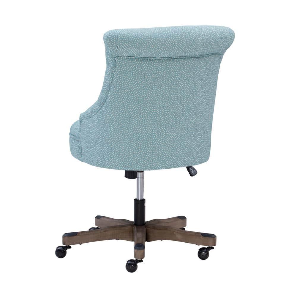 Sinclair Tufted Swivel Office Chair with Casters, Adjustable - Linon