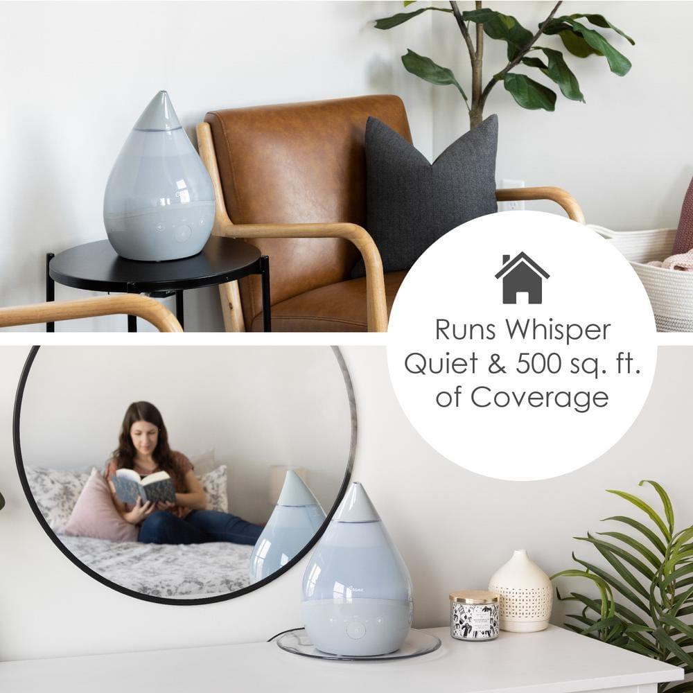Crane USA Drop 2.0 , 4-in-1 Cool-Mist Humidifier with Aroma Tray & Sound Machine