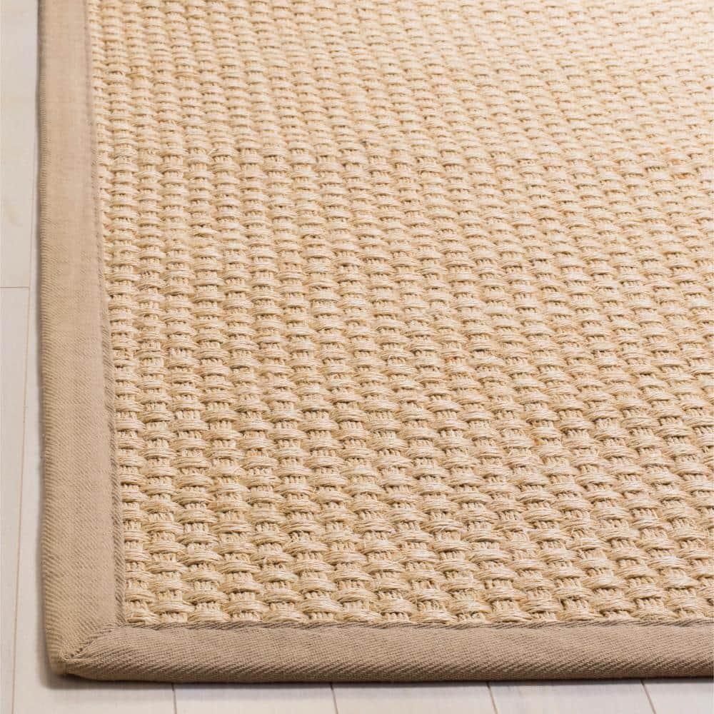 SAFAVIEH Natural Fiber Emma Solid Area Rug, Natural/Beige, 2'6" x 4'