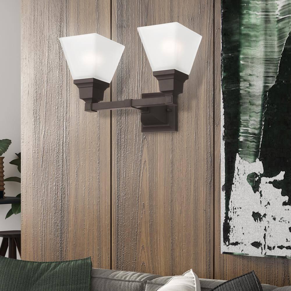 Livex Lighting Mission 2 - Light Vanity in  Polished Chrome