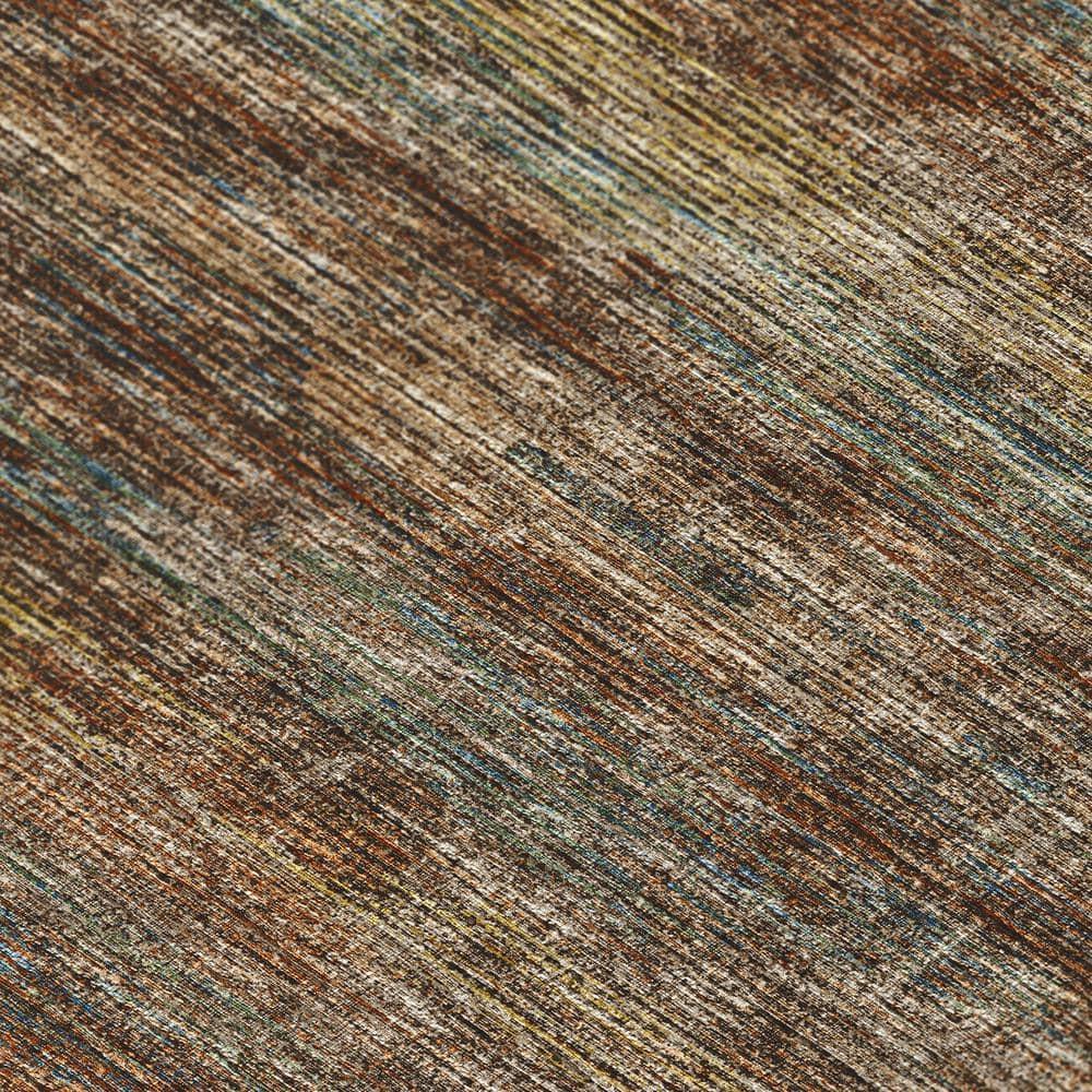 Addison Rugs Indoor/ Outdoor Marston Dynamic Transitional Striped Washable Area Rug 3' x 5' - Canyon