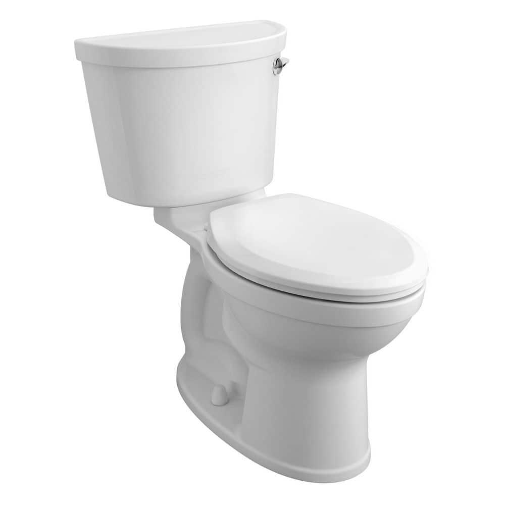 White Elongated Two-Piece High Efficiency Toilet
