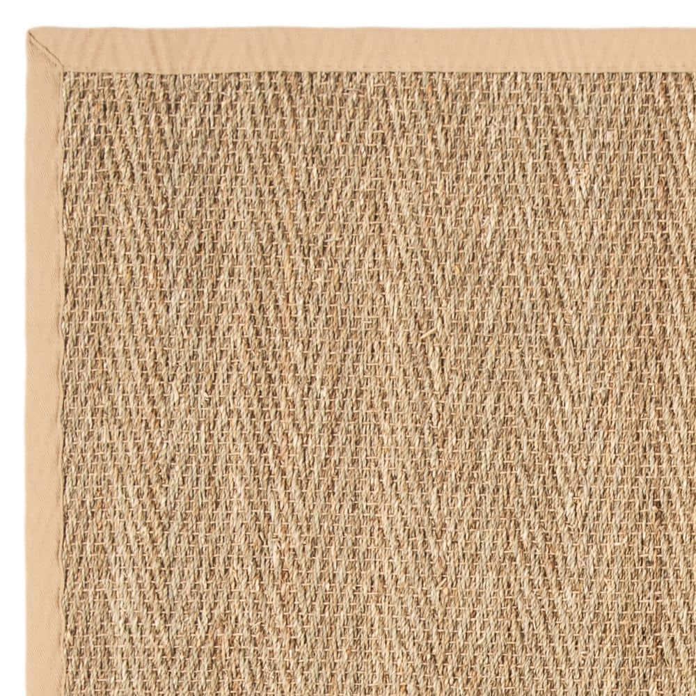 Natural Fiber NF115 Power Loomed Indoor Area Rug - Natural/Beige - 6'x6' - Safavieh