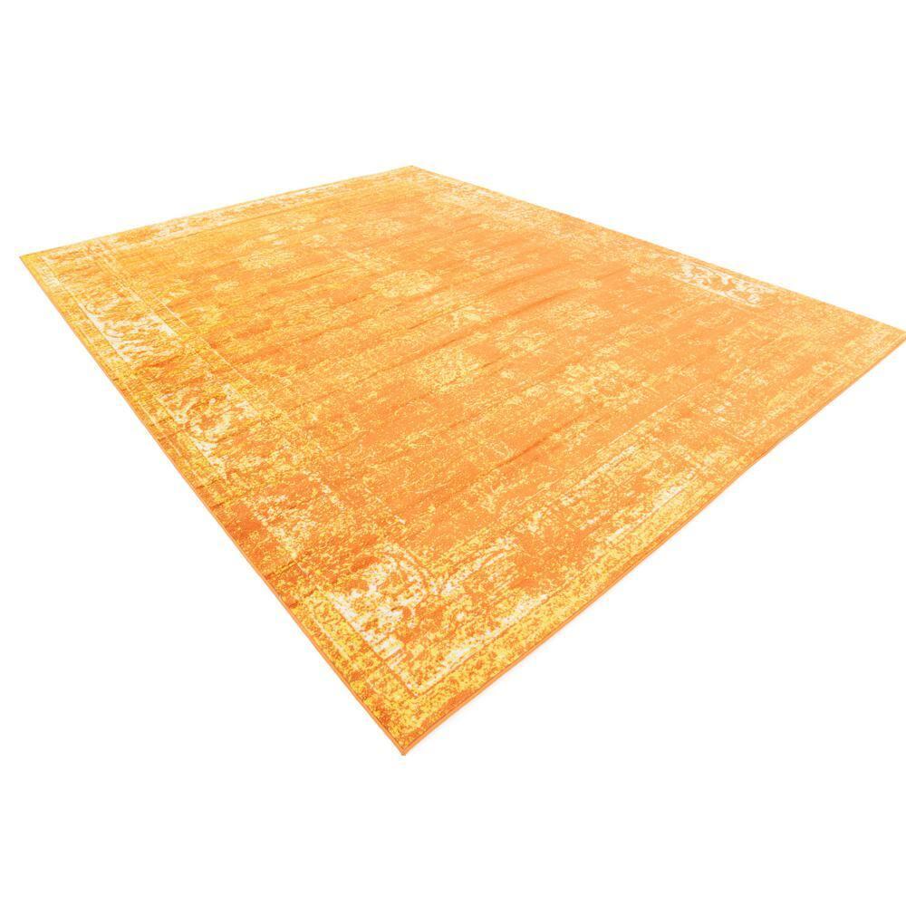 Unique Loom 9' 0 x 12' 0 Sofia Casino Orange Area Rug