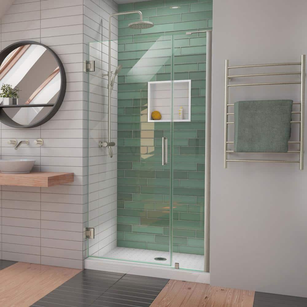 DreamLine Unidoor-LS 39'' W x 72" H Hinged Frameless Shower Door with ClearMax Technology SHDR-2039722-04