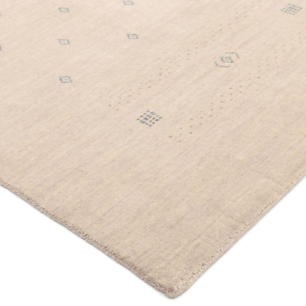Cyrena Hand-Loomed Wool Rug - Natural / 5' x 8'