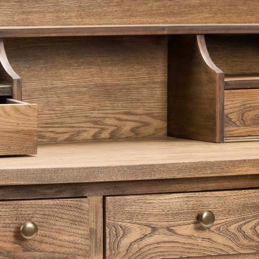 Landon Writing Desk - AMH6516 - Oak - Safavieh Couture