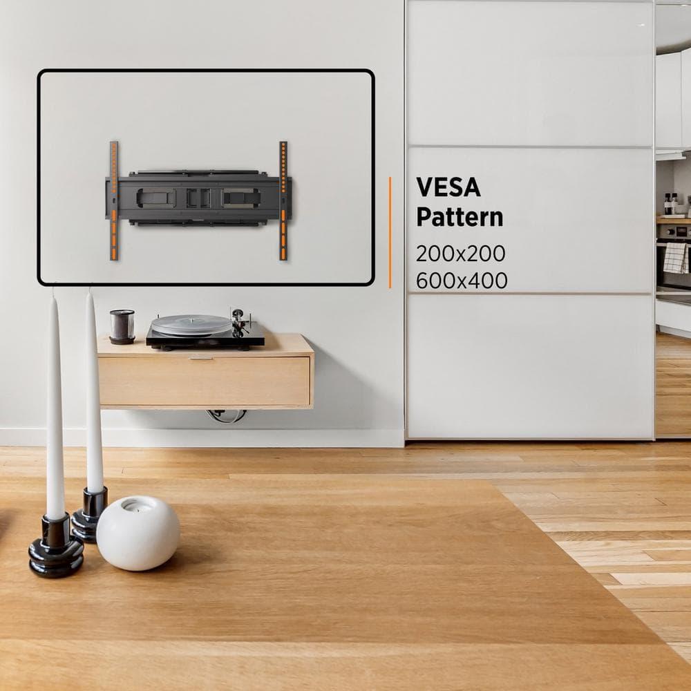 Promounts ProMounts Premium Articulating / Full Motion TV Wall Mount for 37" to 92" TVs, Holds Up to 88lbs