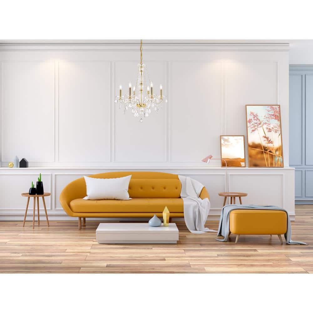 Elegant Lighting Verona 6 - Light Chandelier in  Gold