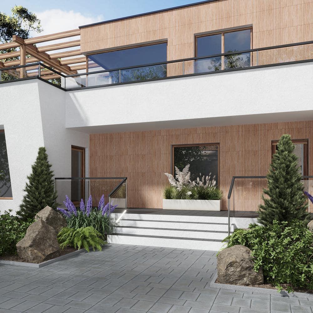 Apollo Tile Bois Ribbon 23.77" x 47.25" Matte Natural Porcelain Deco Wall and Floor Tile 15.49 sqft/case 2-pack