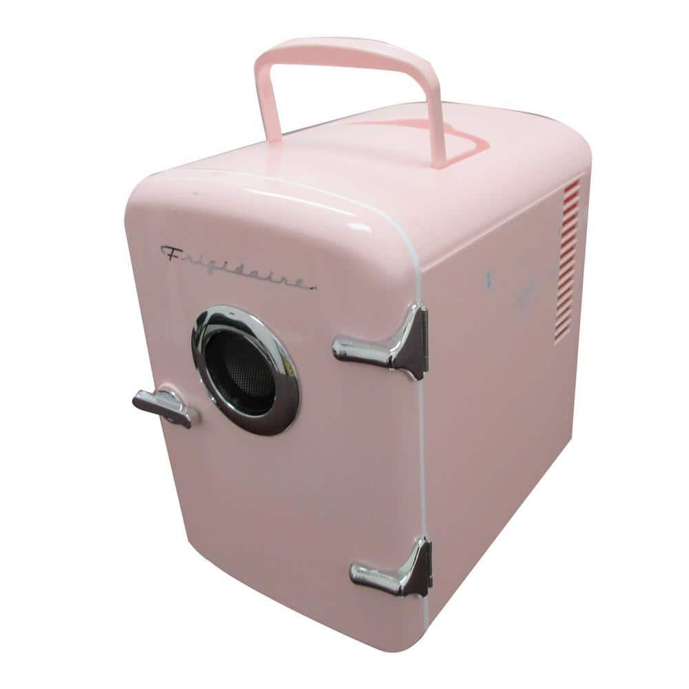 Frigidaire Retro Mini Fridge Cooler, Holds Up to 9 Cans, Portable Fridge for Car, Office, Bedroom, Dorm Room