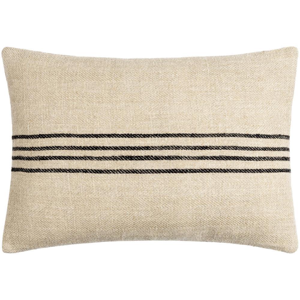 Becki Owens x Livabliss Becki Owens x Livabliss Brett Striped Linen Reversible Throw Pillow