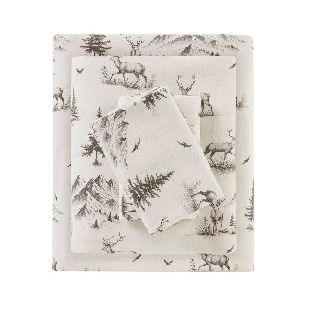 Woolrich 100% Cotton Flannel Sheet Set