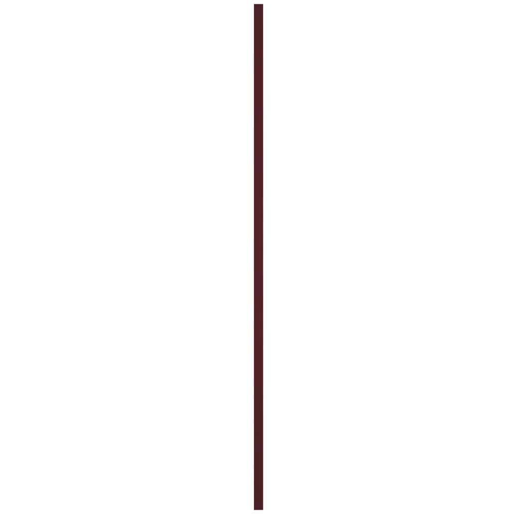 14.5 in. x 55 in. Louvered Vinyl Exterior Shutters Pair in Wineberry