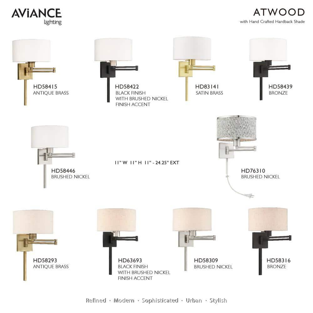 Livex Lighting 1 - Light Wall Light in  Antique Brass
