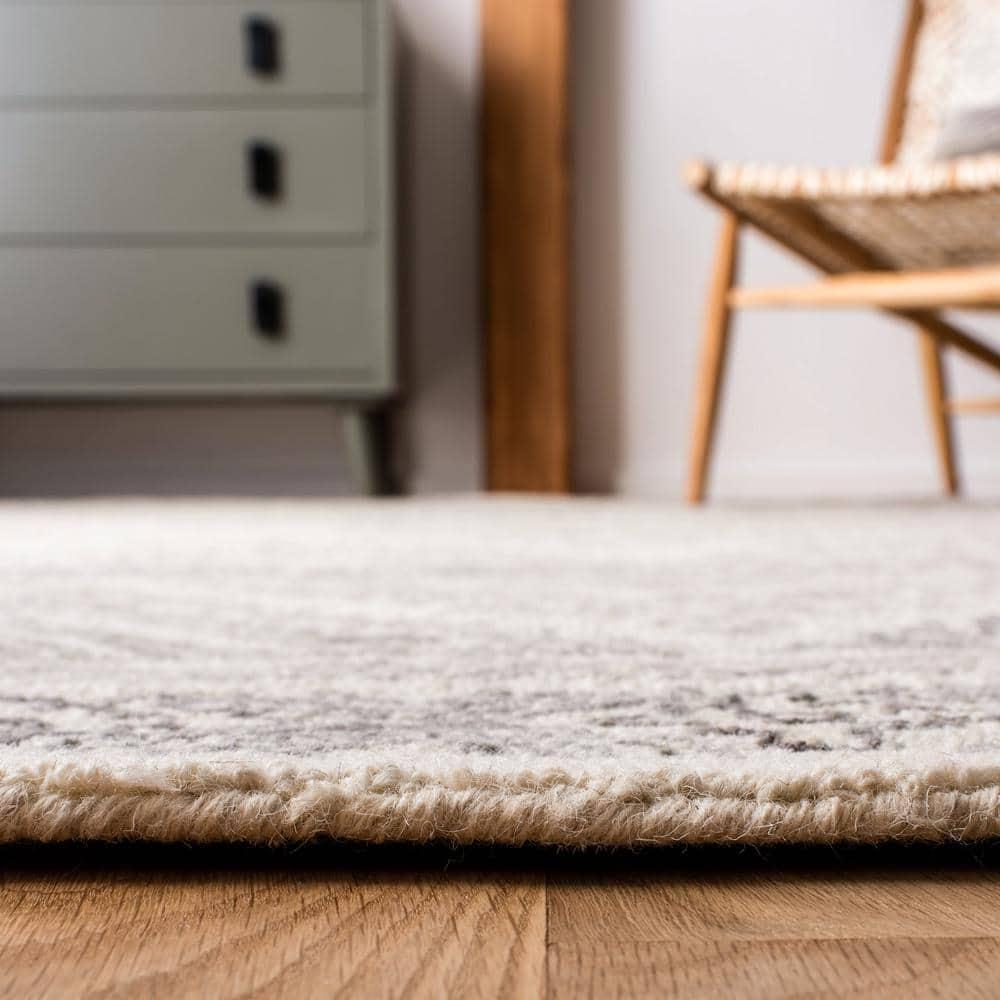 Micro-Loop MLP206 Hand Tufted Indoor Area Rug - Ivory/Light Brown - 5'x8' - Safavieh