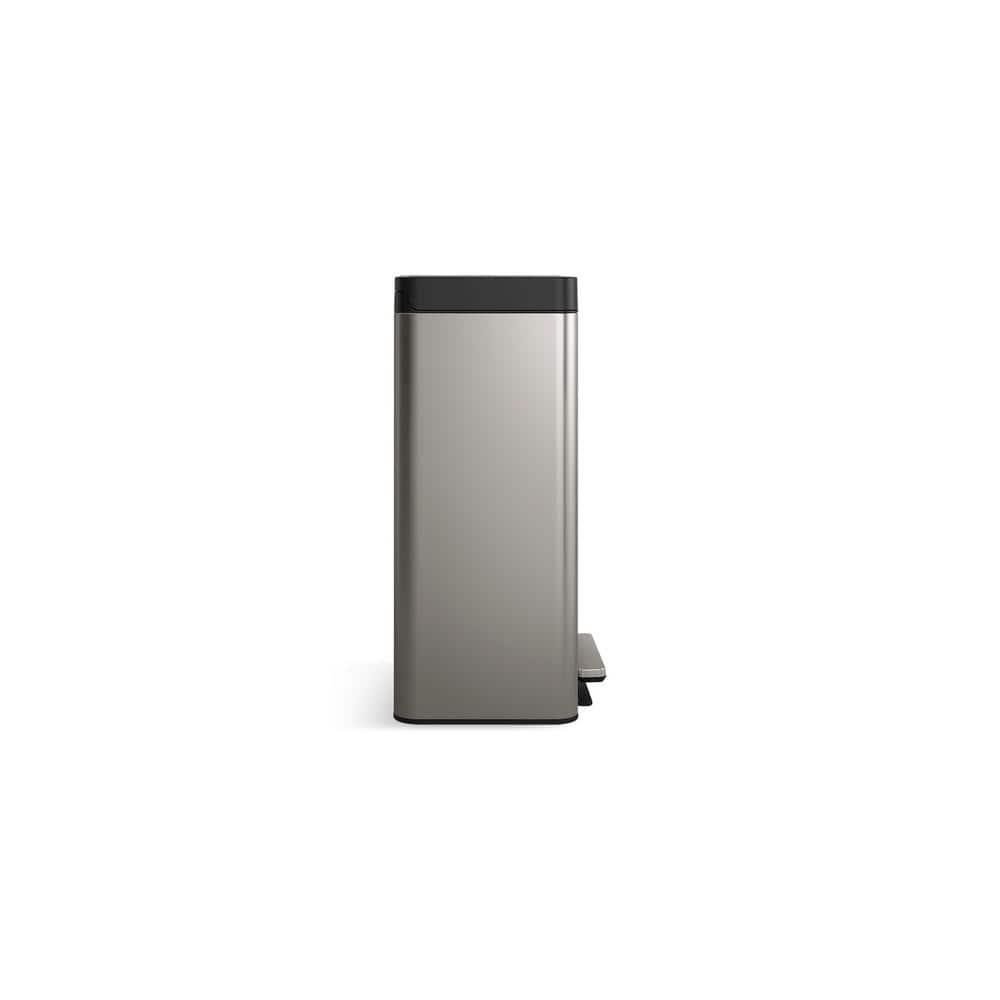 Kohler ® Dual-Compartment Stainless Steel Step Trash Can