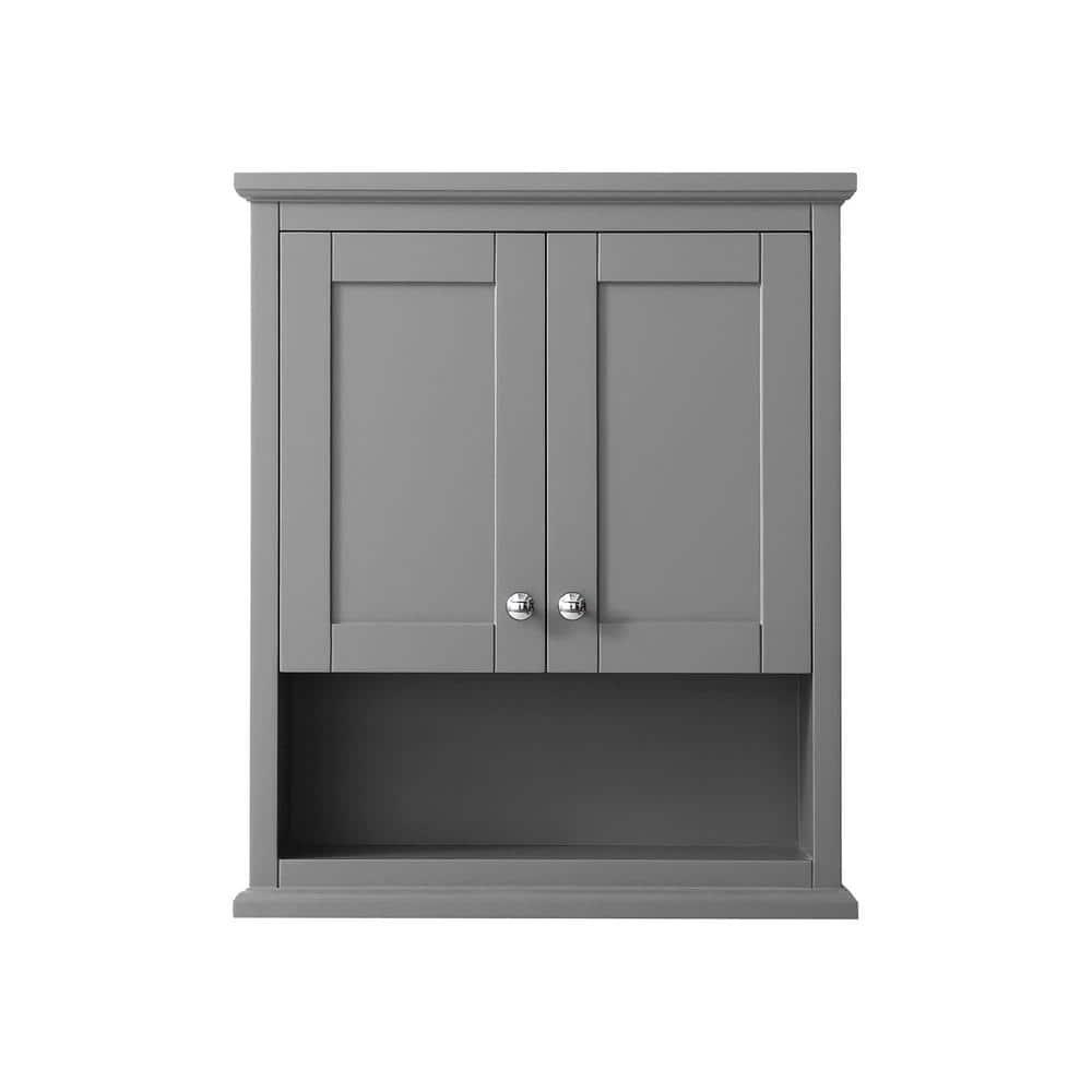 Wyndham Collection Avery Solid Wood Wall Over The Toilet Storage