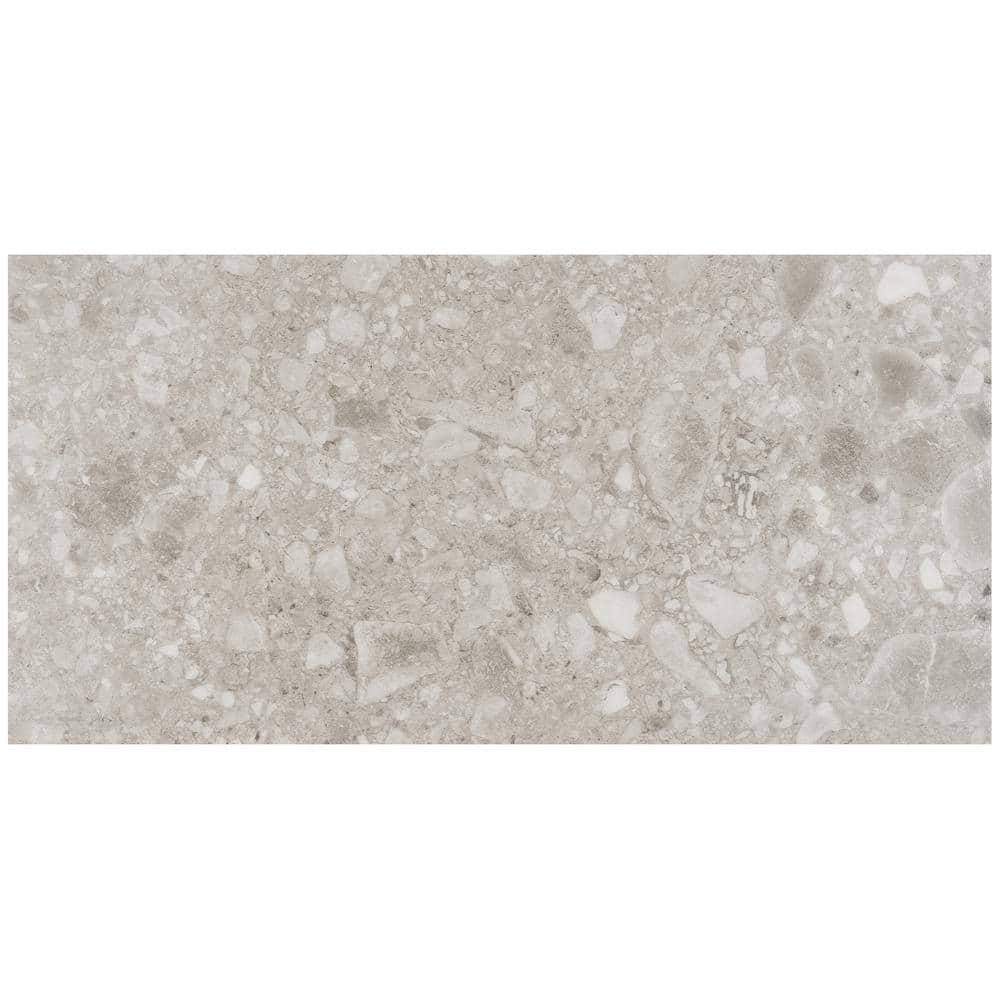 Stonehenge Rizzo LVT 12MIL 12" W x 24" L Terrazzo Look Glue Down Luxury Vinyl Tile