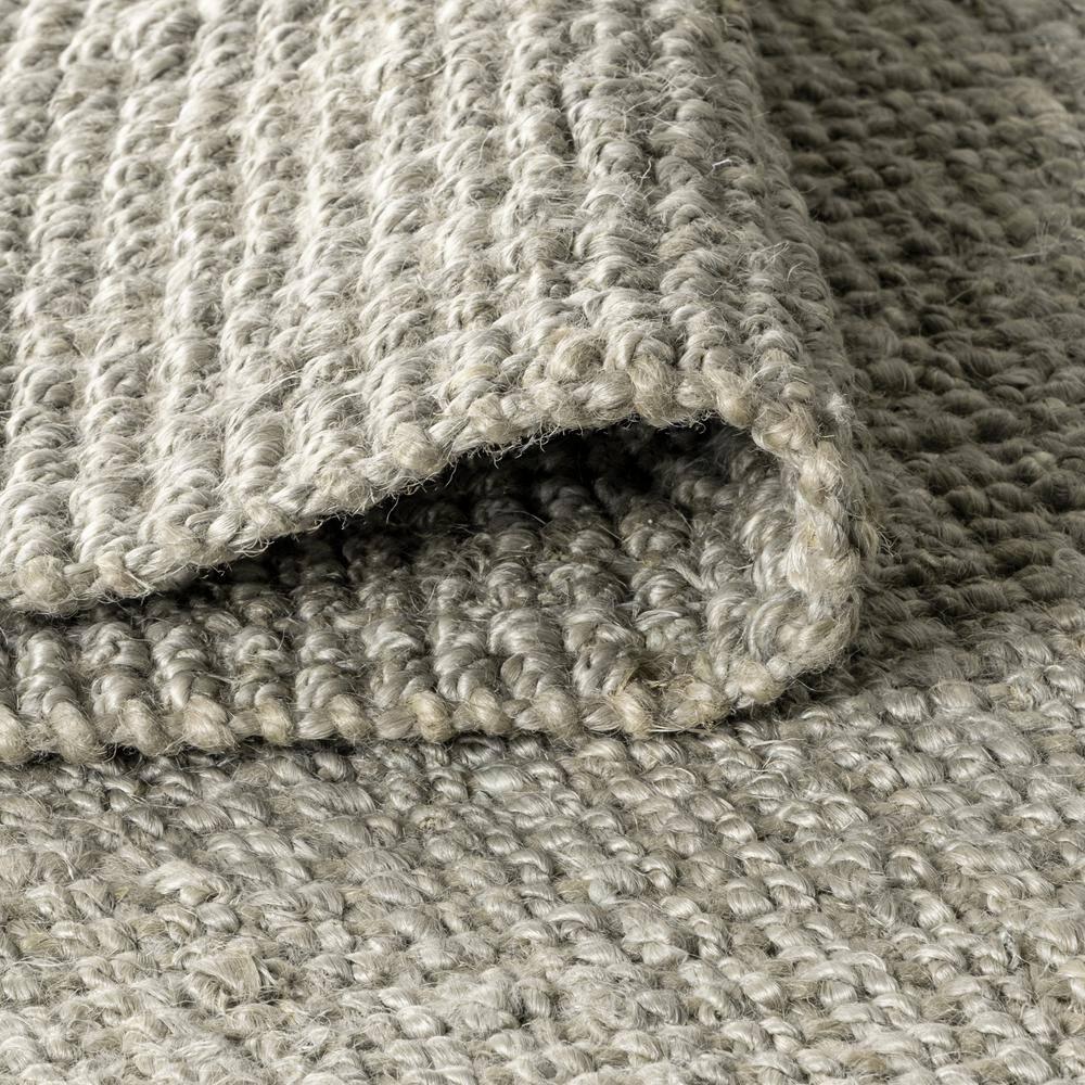 5'x8' Pata Hand Woven Chunky Jute Area Rug, Gray - JONATHAN Y