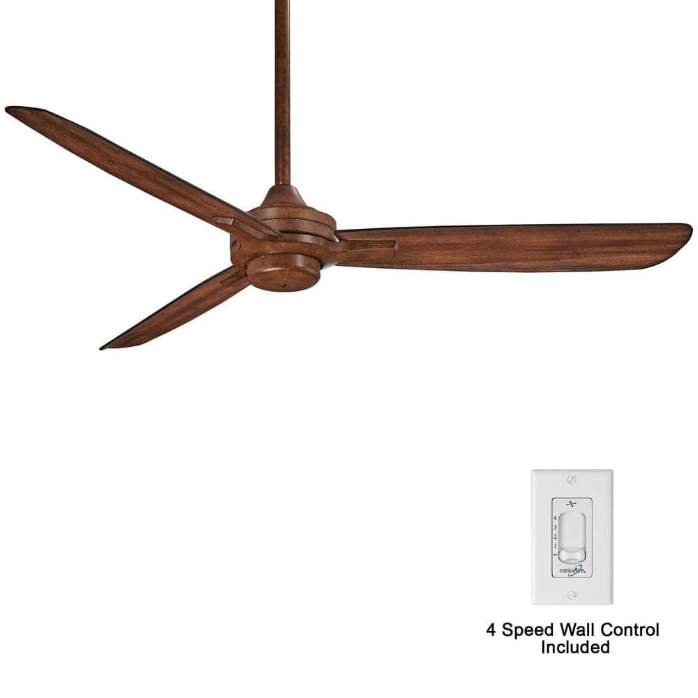 52" Rudolph 3-Blade Propeller Ceiling Fan with Wall Control