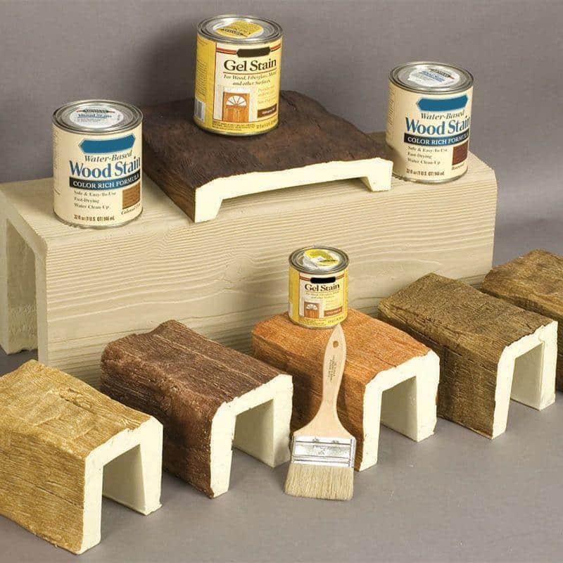 5-7/8 in x 7-7/8 in x 153 in Modern Faux Wood Beam