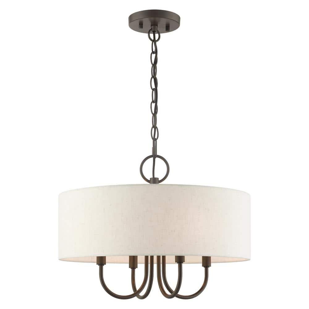 Livex Lighting Blossom 4 - Light Pendant in  English Bronze
