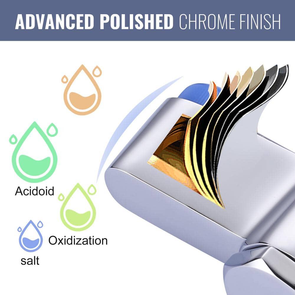 ARCORA Brass Commercial Wall Mounted Pot Filler Faucet, Push-Back Water Bottle Filling Station Female Inlet AR42033C-F