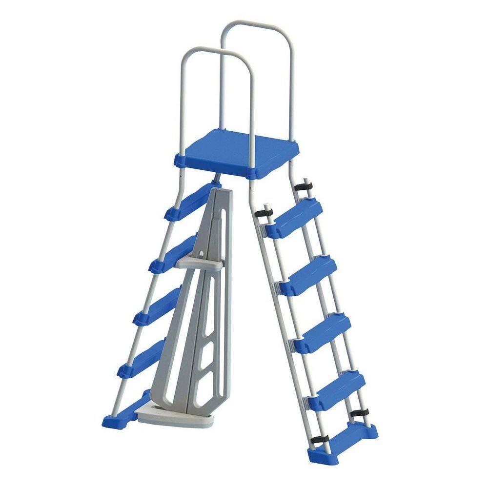 Aquarian Phoenix 18' x 52" Steel Frame Above-Ground Pool Kit, DIY Family Size Backyard Pool with Sand Filter Pump, Ladder, Liner, Skimmer, and Net