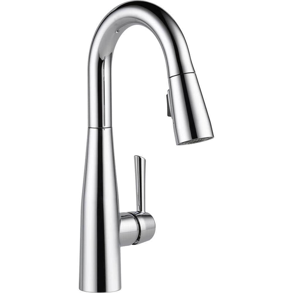 Essa Pull Down Sprayer Bar Faucet, Single Handle Prep Sink Faucet