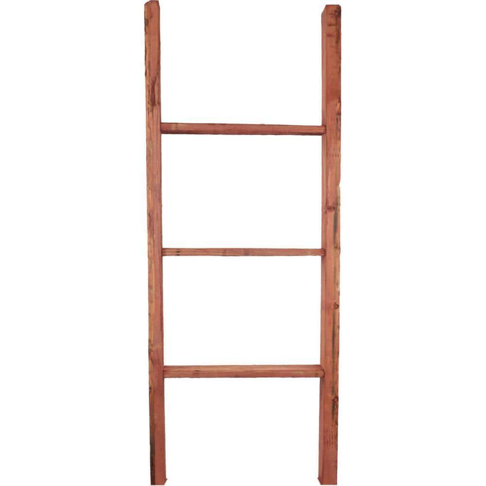 Ekena Millwork Vintage Farmhouse Rung Decorative Ladder