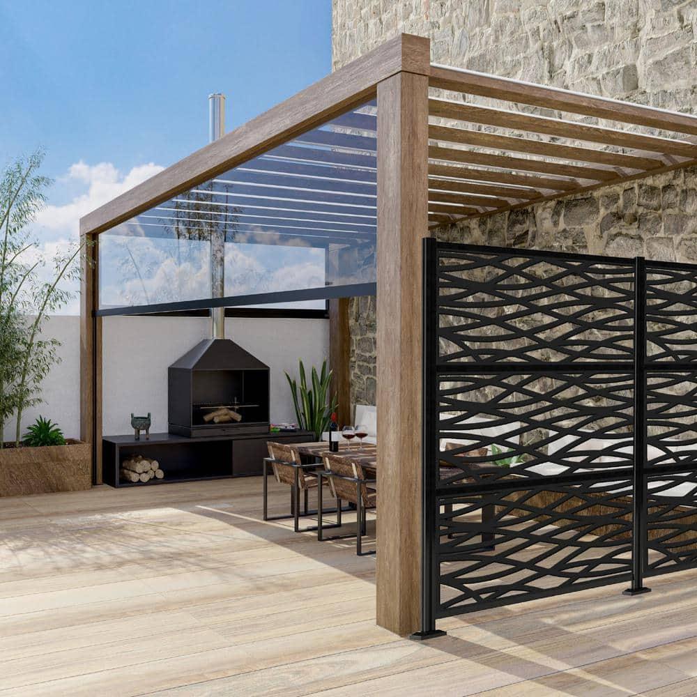 Grid Axcents 2 ft. H x 4 ft. W Polyethylene Privacy Screen