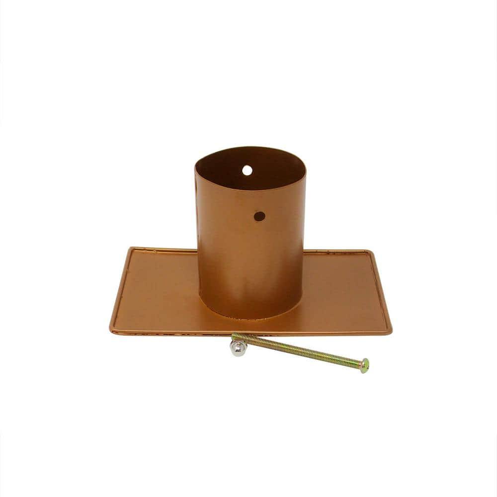 Copper Colored Rain Chain for Gutters & Downspouts (Umbrella Design)